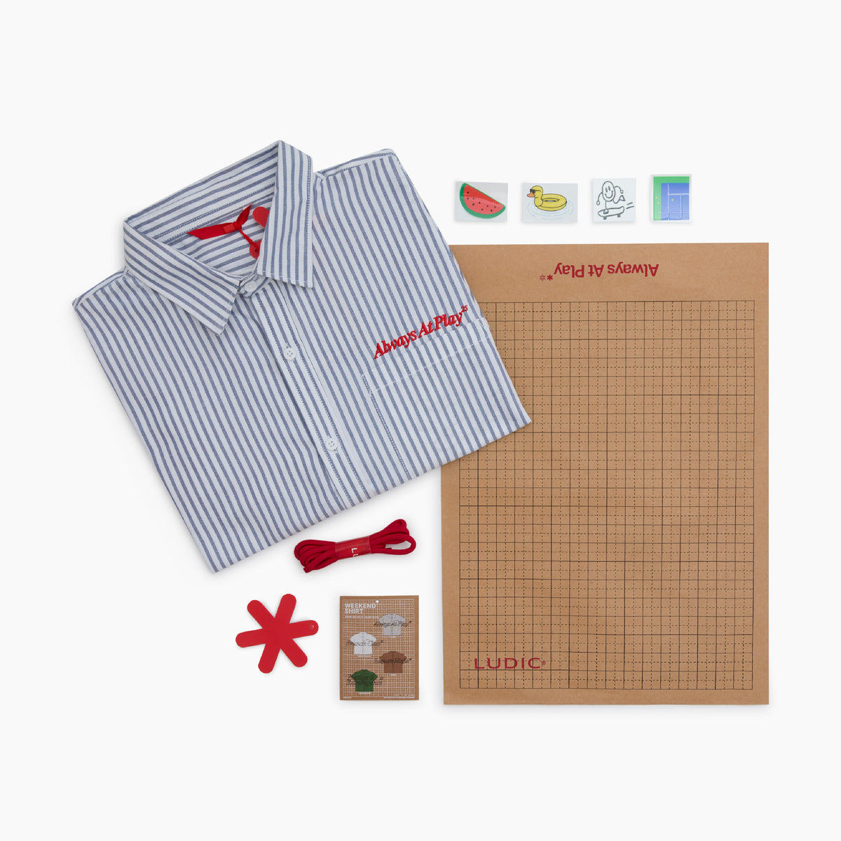 Ludic - Shirts - Blue