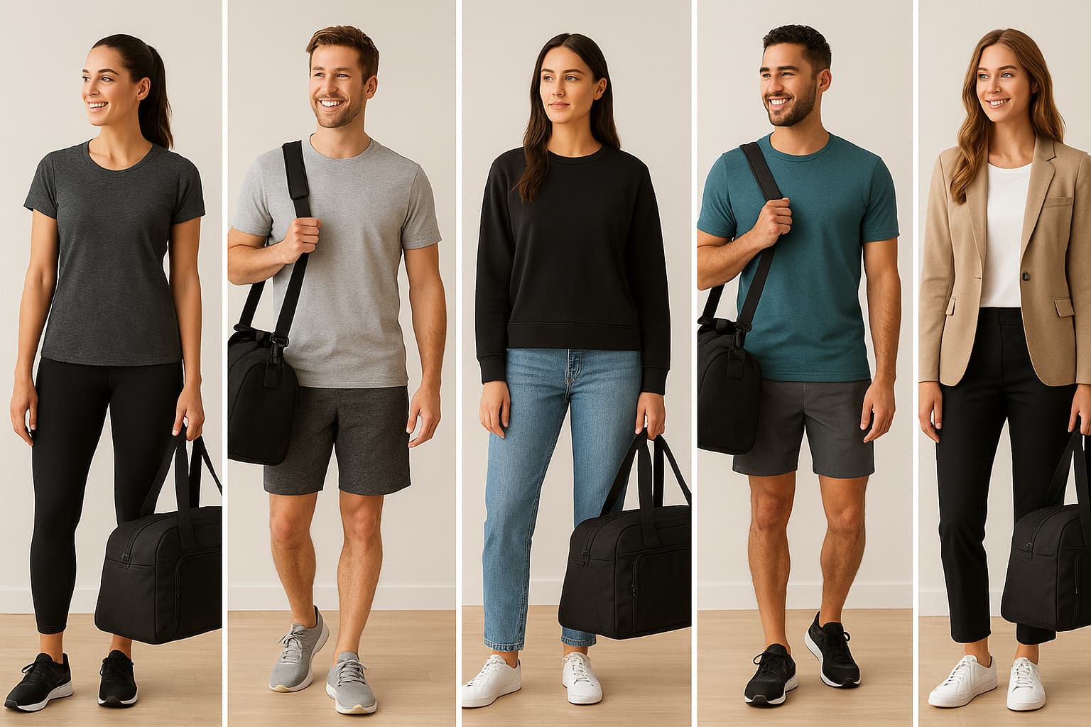 5 Looks, One Bag— Make That Sport Bag Everyday