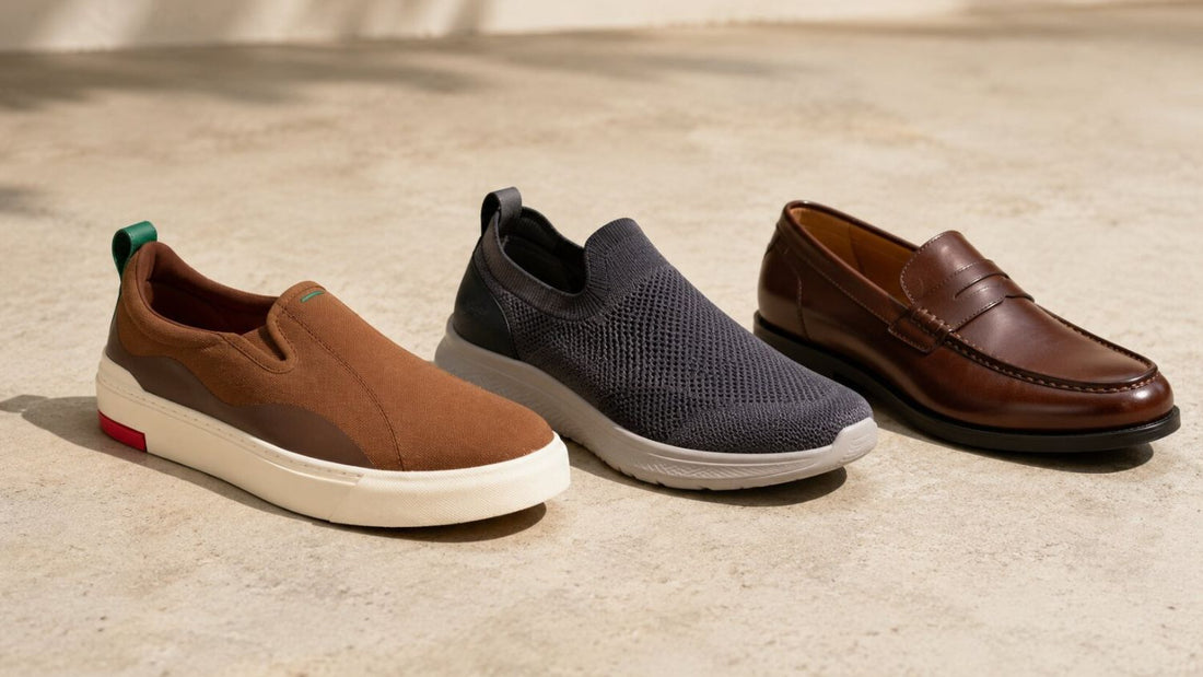 Men's Shoes Without Laces