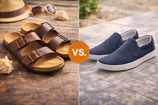 Sandals vs Slip-Ons for Men