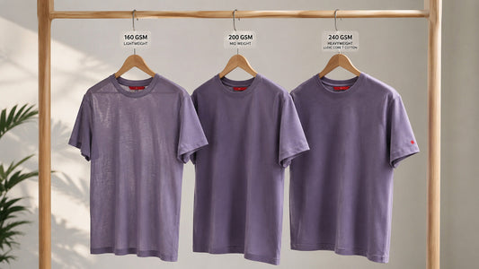 T-Shirt GSM Explained: What It Means, Which Weight to Choose, and Why It Matters