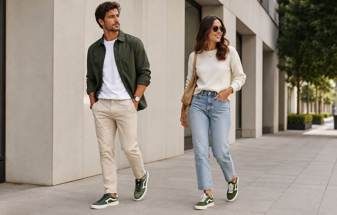 What to Wear With Green Sneakers: 12 Outfit Ideas for Men & Women