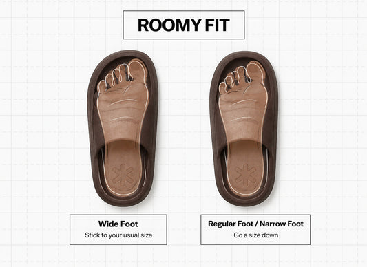 Wide Fit Sliders for Indian Feet