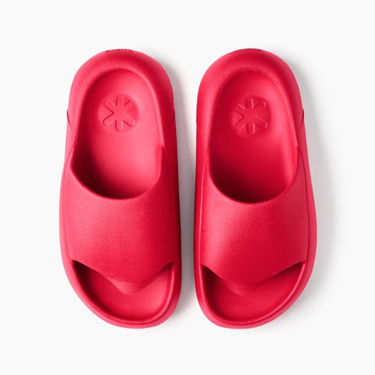 Red Ludic Sliders with EVA footbed