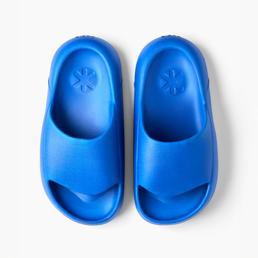 Jamun Blue Ludic Sliders featuring CloudFrame™ material and EVA footbed