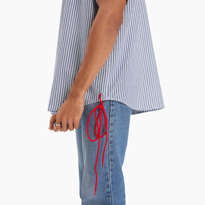 Male | Aagaz is 6'1" and wears Weekend Shirt in size L