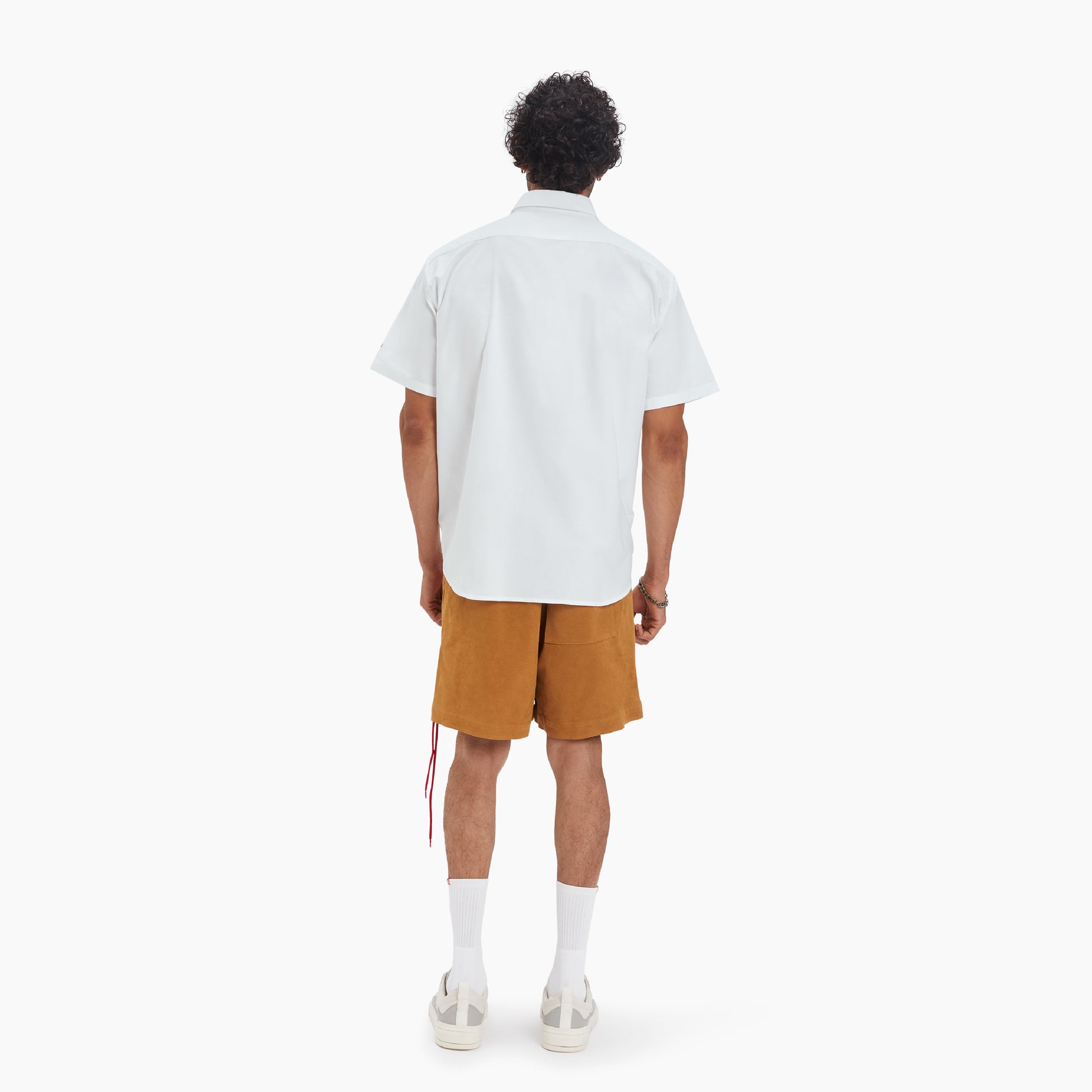 Male | Manish is 5'10 and wears Weekend Shirt in Watermelon size M