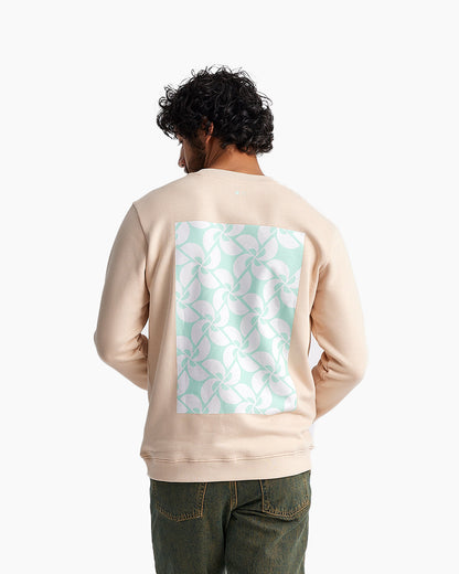 Evoke S Sundae Creme 320 GSM Cotton Sweatshirt - Ludic