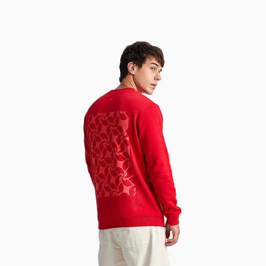 Evoke S Red Cotton Sweatshirt - Ludic