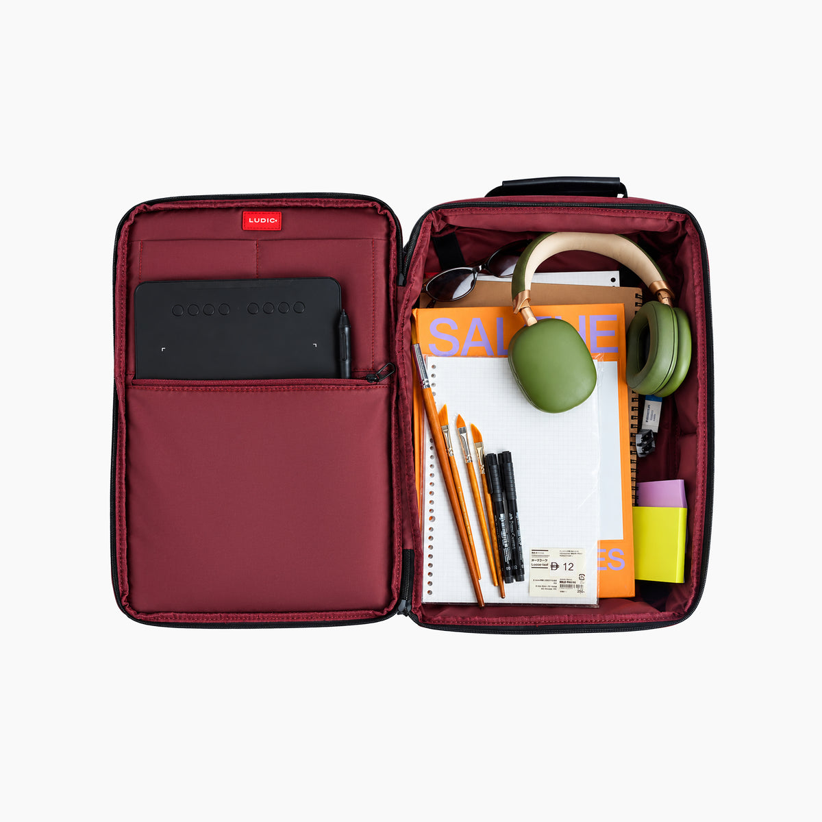 Ludic - Backpacks - Maroon