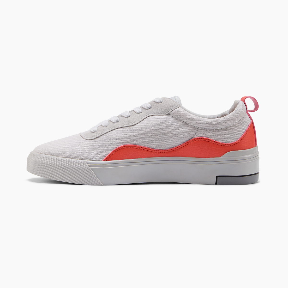 Ludic Magma Grey Enhanced Canvas low-top sneakers