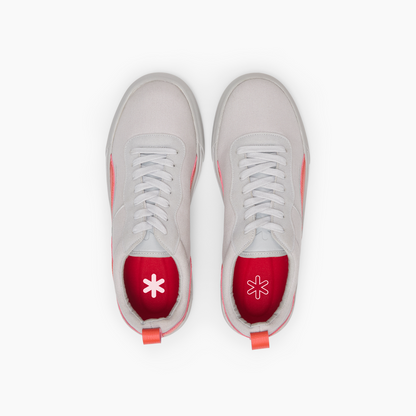Ludic Magma Grey Enhanced Canvas low-top sneakers