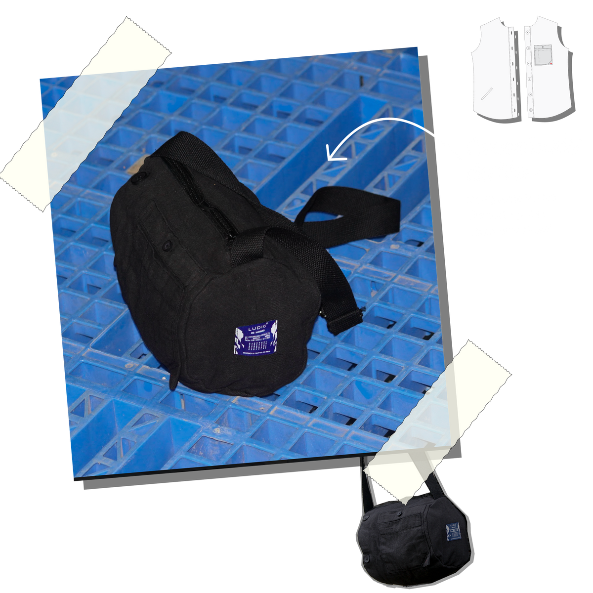 Ludic - Fanny Packs - Black