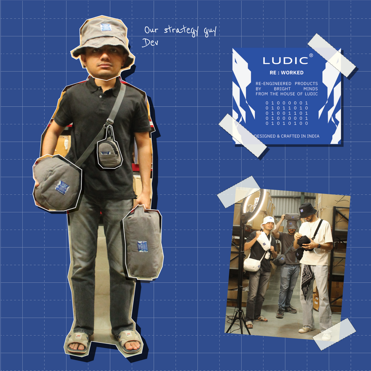 Ludic - Fanny Packs - Grey
