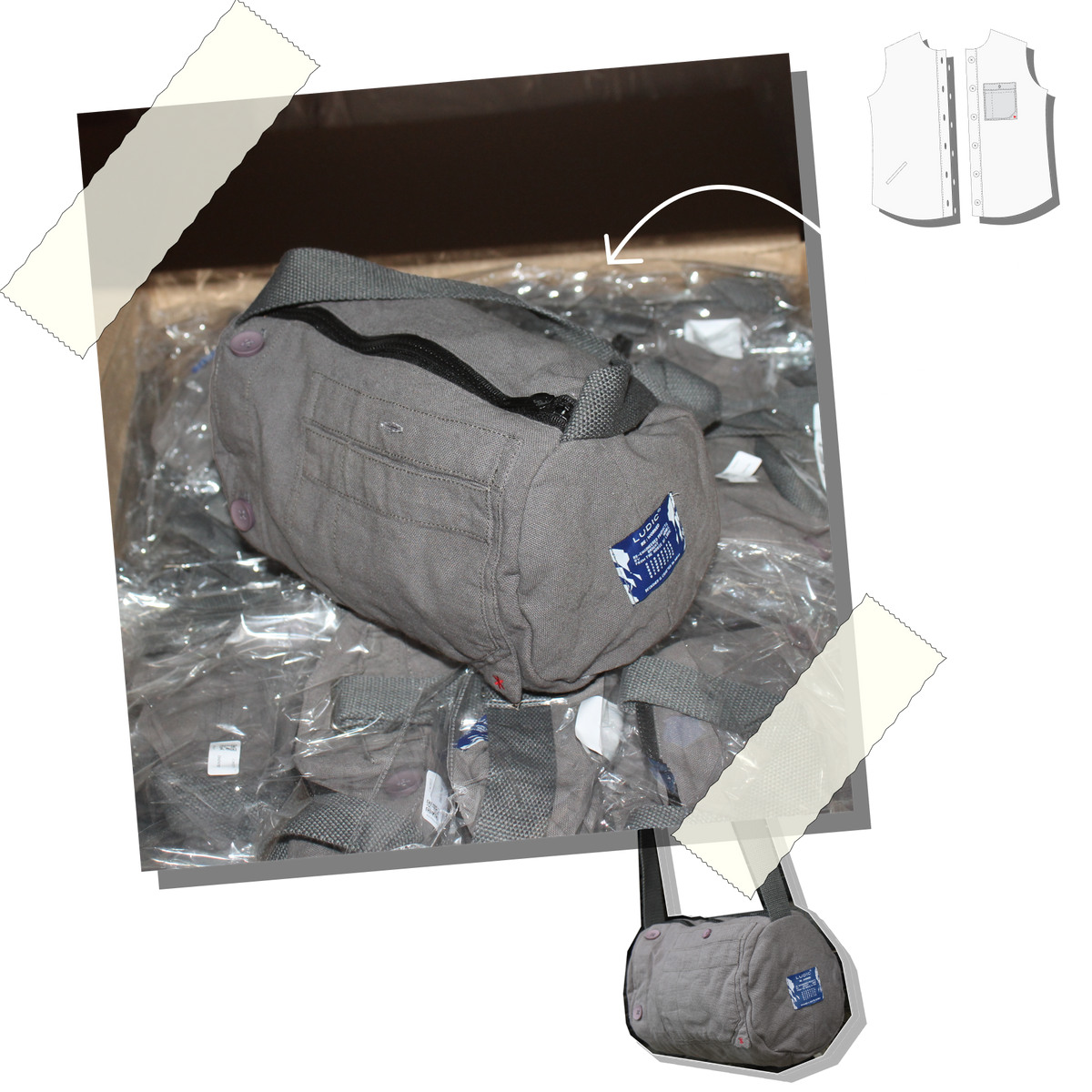 Ludic - Fanny Packs - Grey