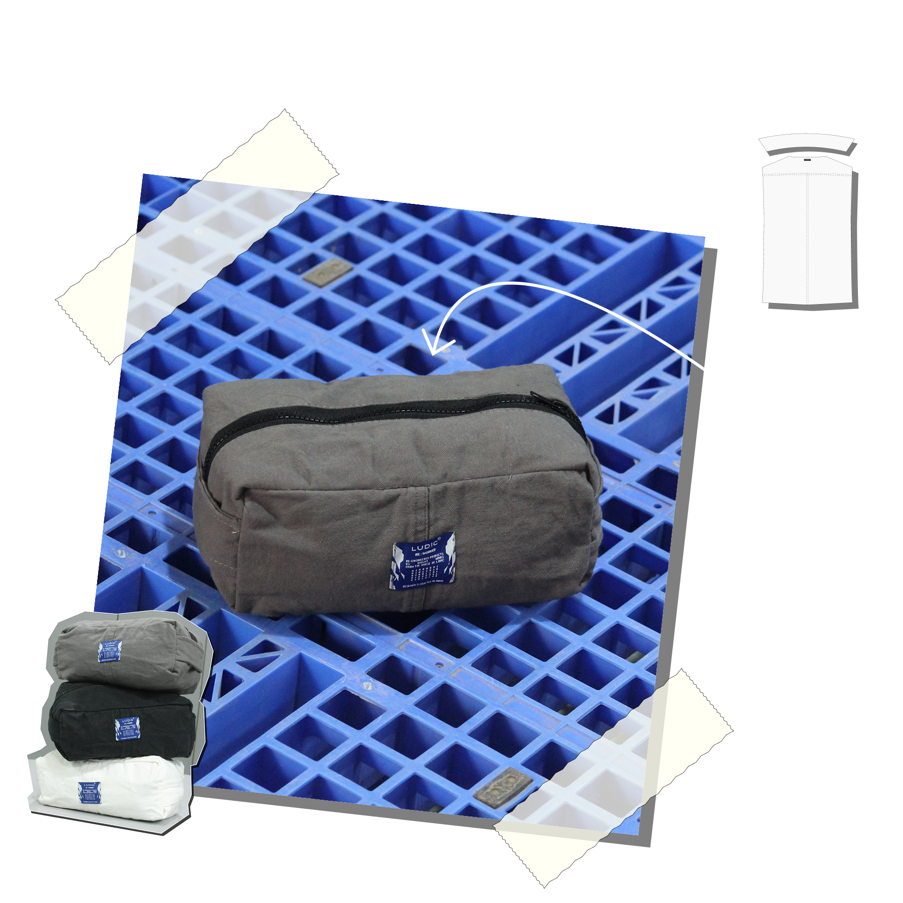 Ludic - Fanny Packs - Grey