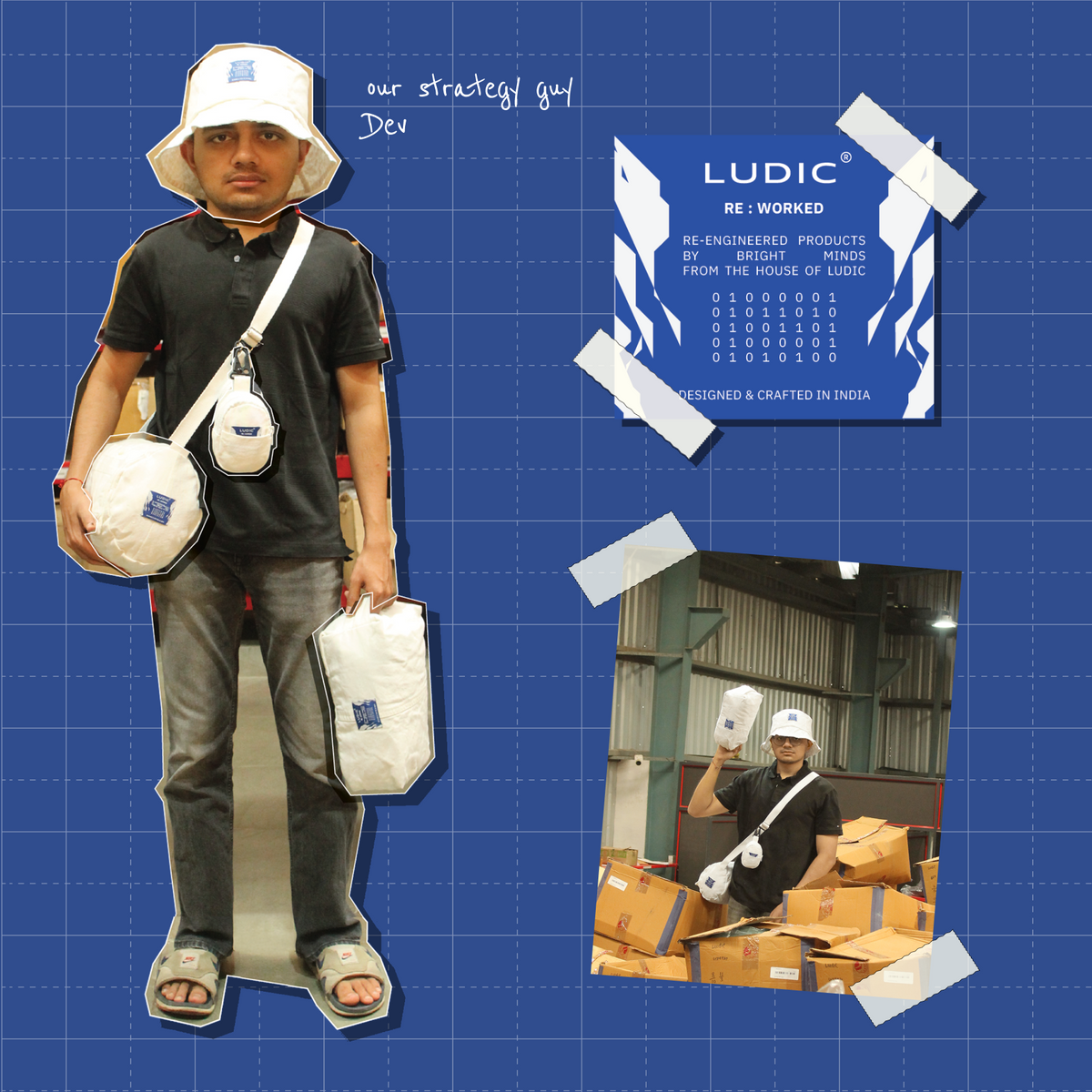 Ludic - Fanny Packs - White