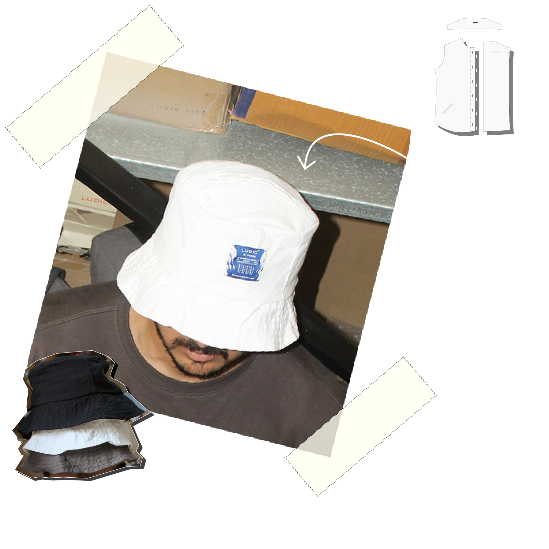 Ludic - Fanny Packs - White